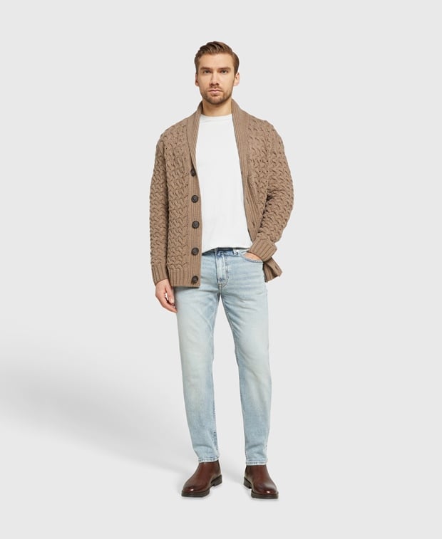 Woll-Strickjacke