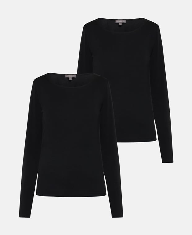 Longsleeves, 2er-Pack