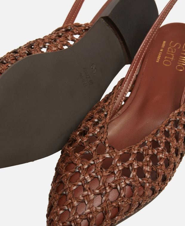 Slingback-Ballerina Intreccio