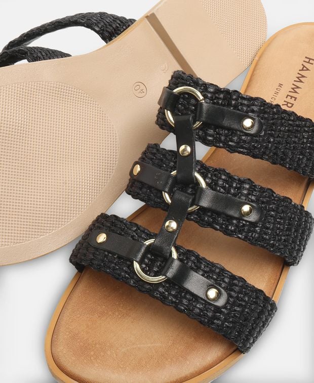 Sandalen Fabric + vacchetta