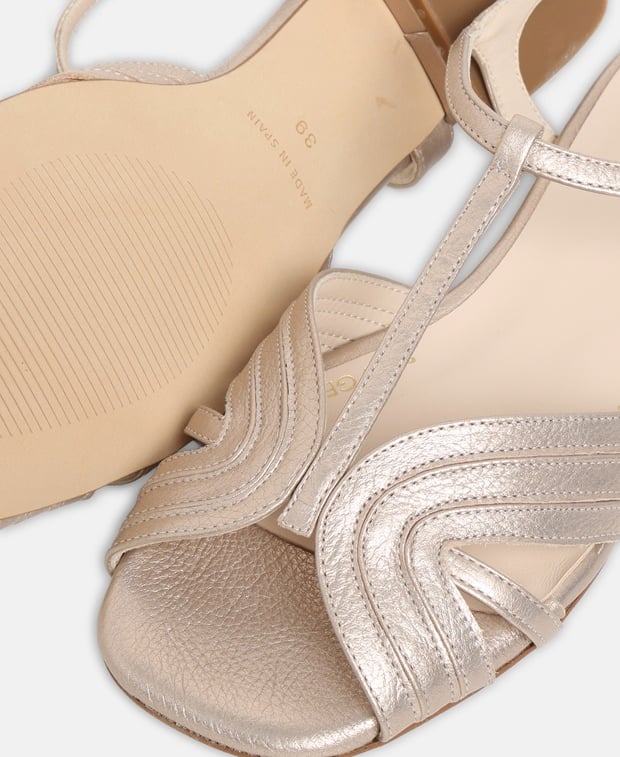 Fesselriemchen Sandalen Nacre