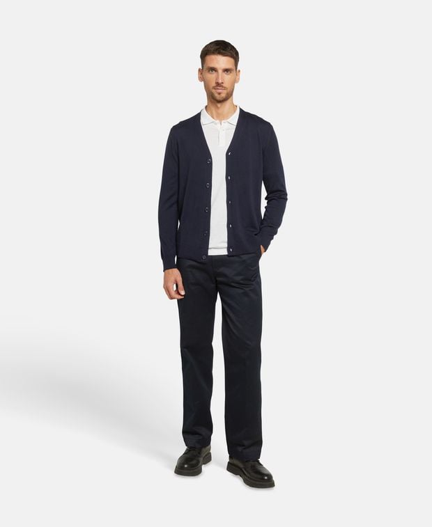 Woll-Strickjacke