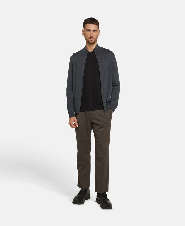 Woll-Strickjacke