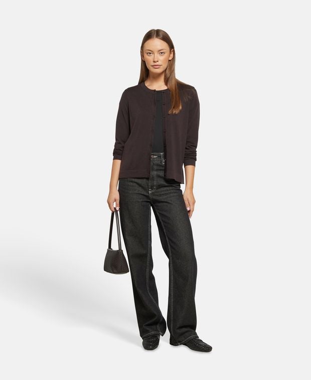 Woll-Strickjacke