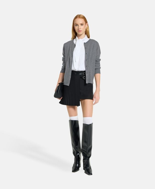 Kaschmir-Strickjacke