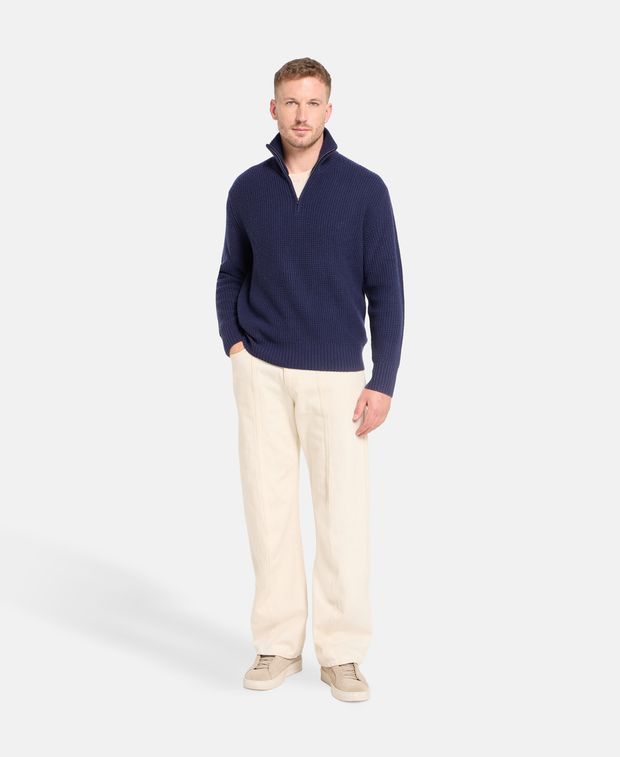 Wollpullover mit Kaschmiranteil