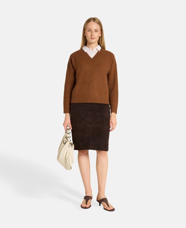 Wollpullover mit Kaschmiranteil