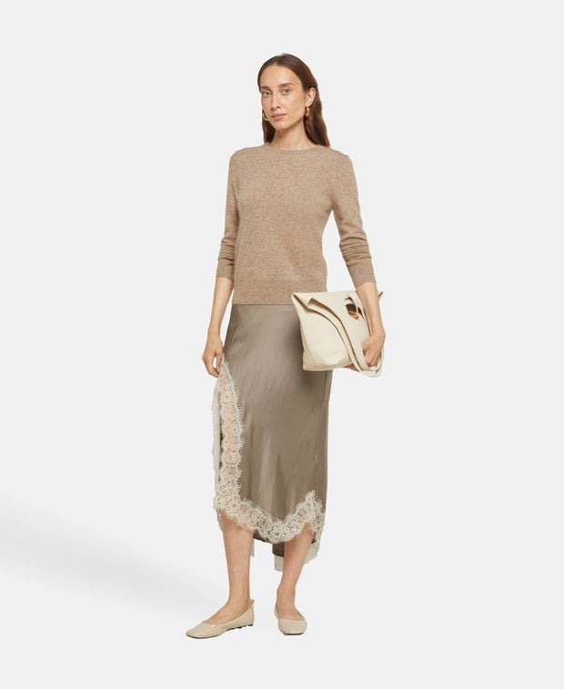 Wollpullover mit Kaschmiranteil