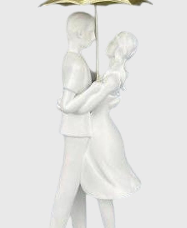Dekofigur Boy&Girl Under The Umbrella
