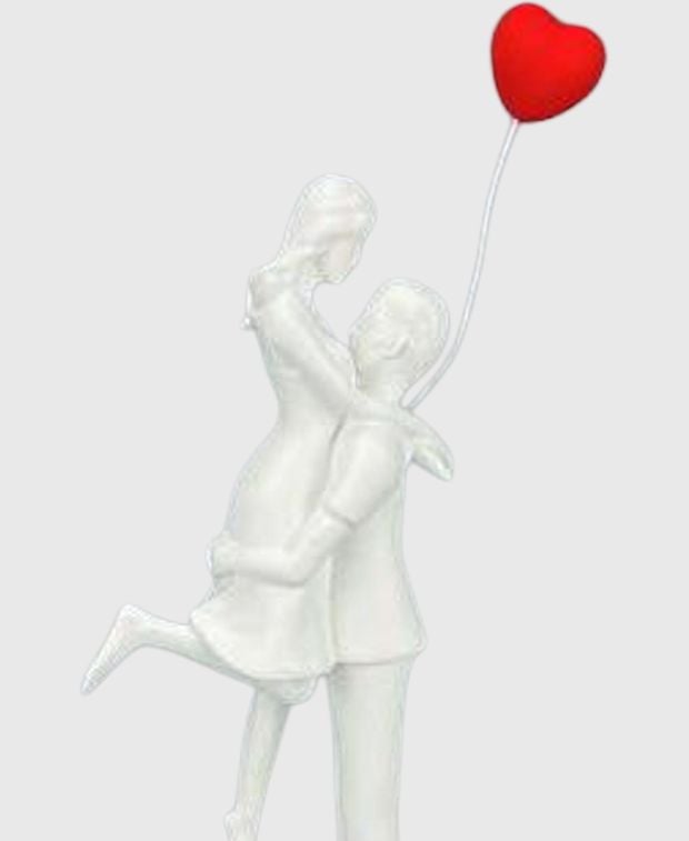 Dekofigur Couple With Ballon