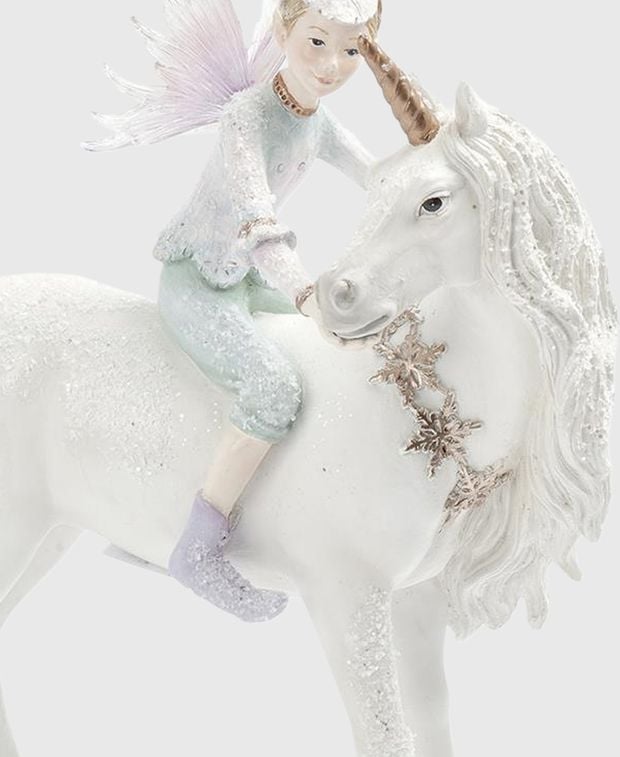 Dekofigur Fairy With Unicorn