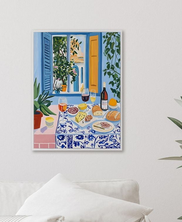 Gerahmter Kunstdruck