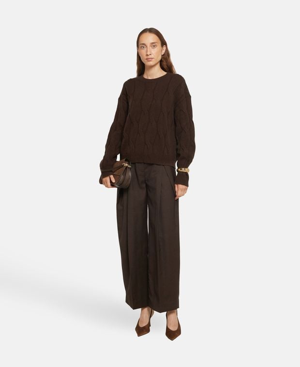 Wollpullover mit Kaschmiranteil