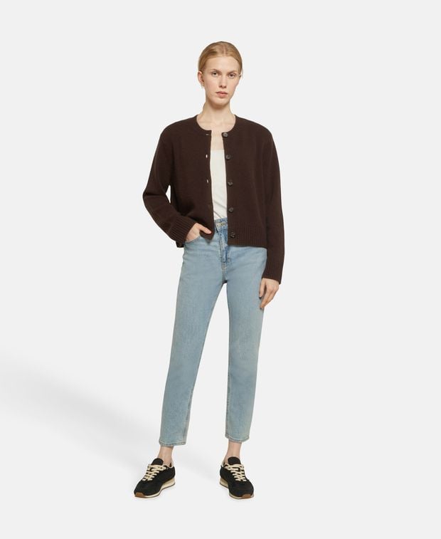 Kaschmir-Strickjacke