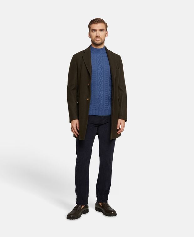 Pullover mit Wollanteil