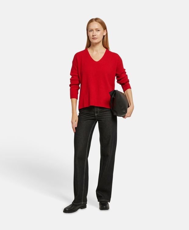 Pullover mit Wollanteil