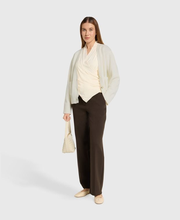Woll-Strickjacke