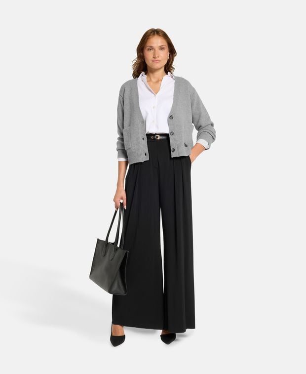 Woll-Strickjacke