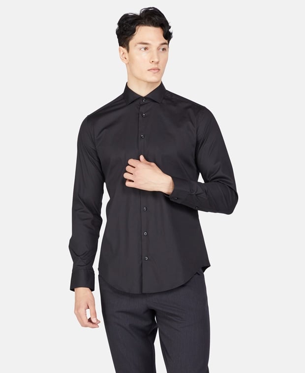 Langarmhemd - Slim Fit