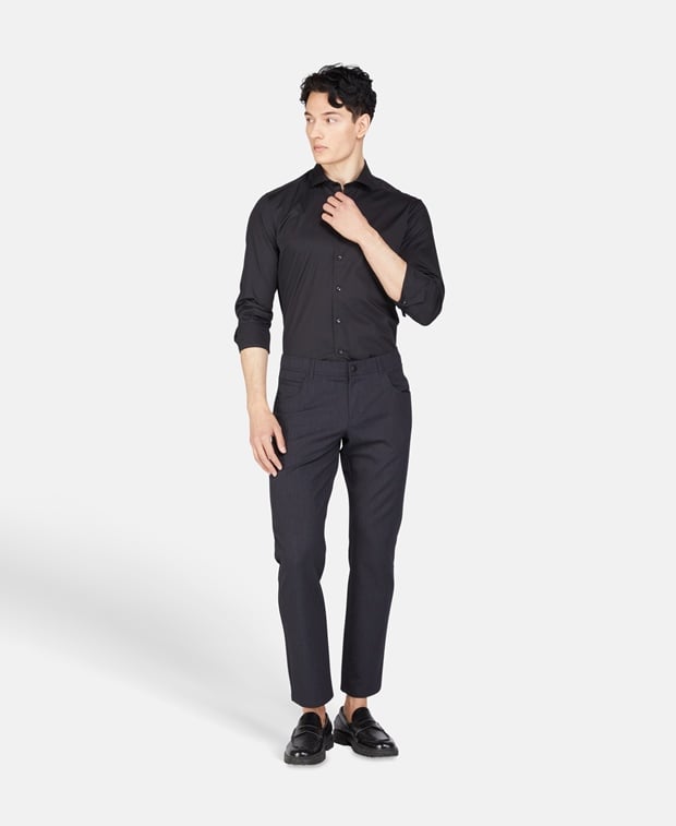 Langarmhemd - Slim Fit