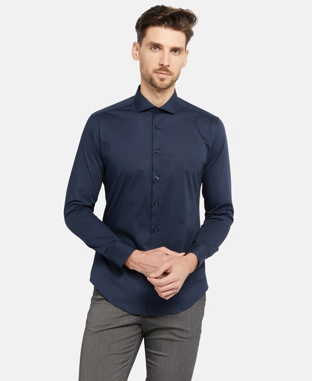 Langarmhemd - Slim Fit