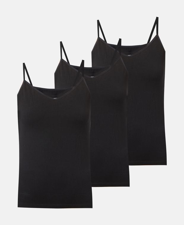 Trägertop, 3er-Set