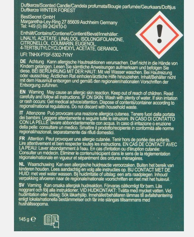 Duftkerze Winter Forest