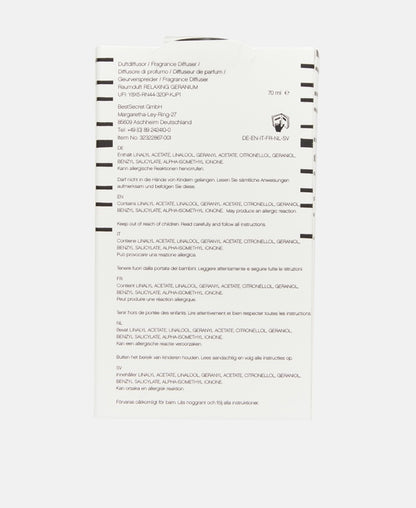 Raumduft Relaxing Geranium