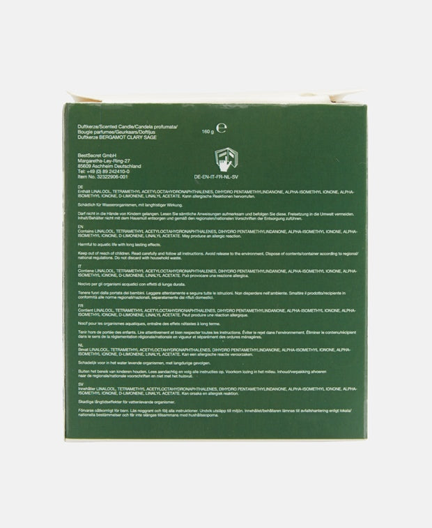 Duftkerze Bergamot Clary Sage