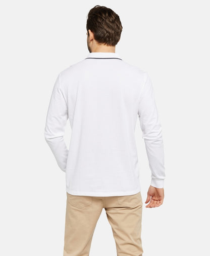 Langarm-Poloshirt
