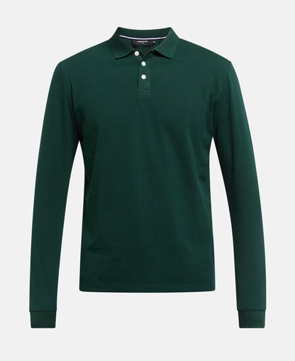 Langarm-Poloshirt
