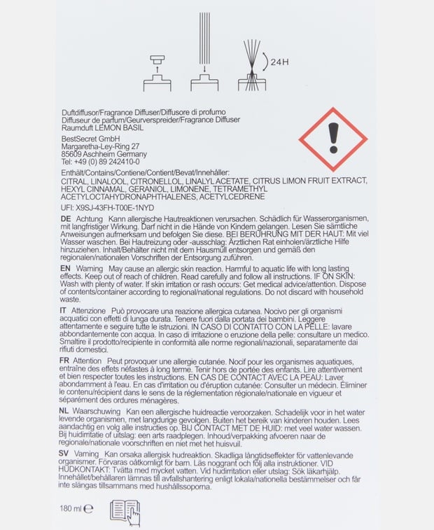 Raumduft Lemon Basil