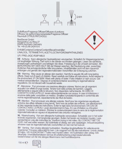 Raumduft Citrus Patchouli