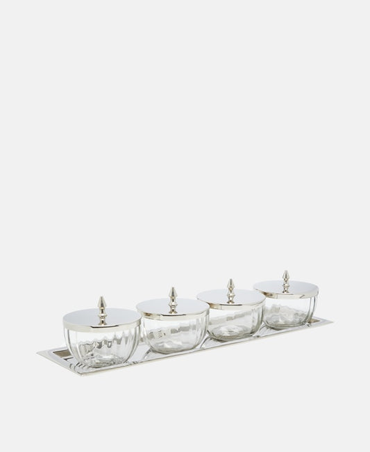 Schalen-Set mit Unterlage