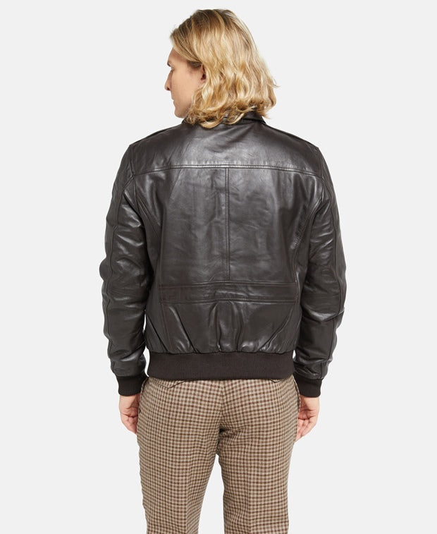 Lederjacke