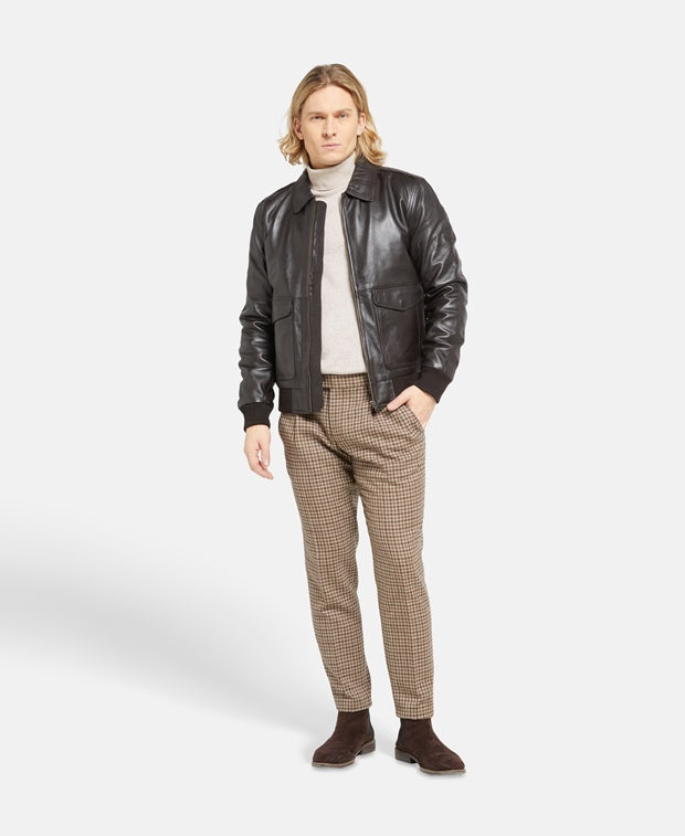 Lederjacke