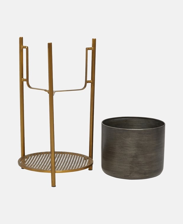 Pflanztopf Set mit Tropfschale