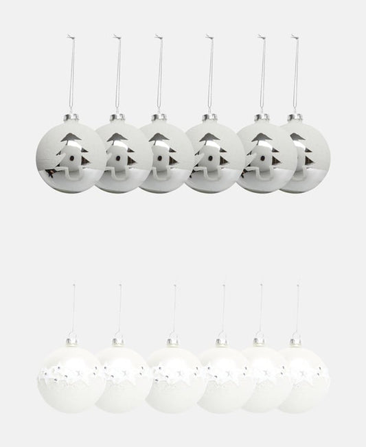 Weihnachtskugeln, 12-teilig