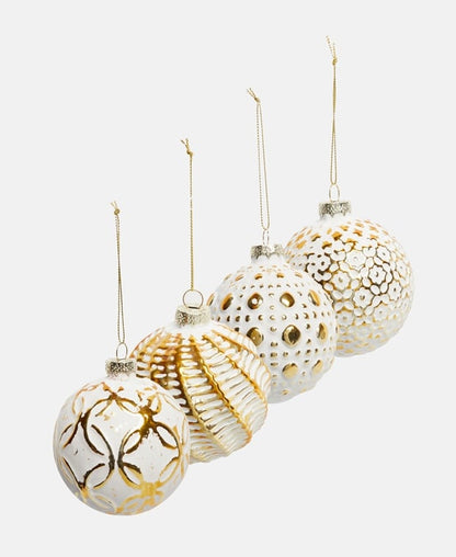 Weihnachtskugeln, 4er-Set