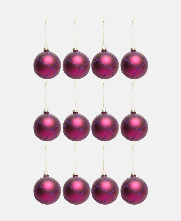 Weihnachtskugeln, 12-teilig