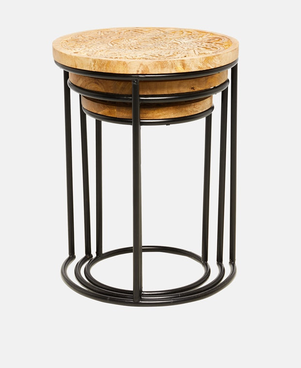 Beistelltisch, 3-tlg.