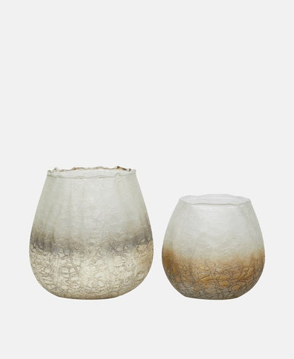 Teelichthalter, 2-tlg.