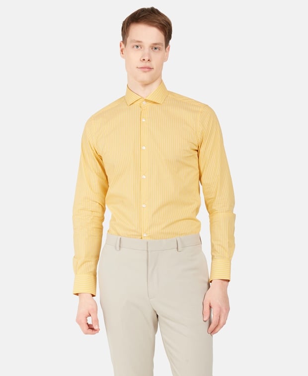 Langarmhemd - Slim Fit