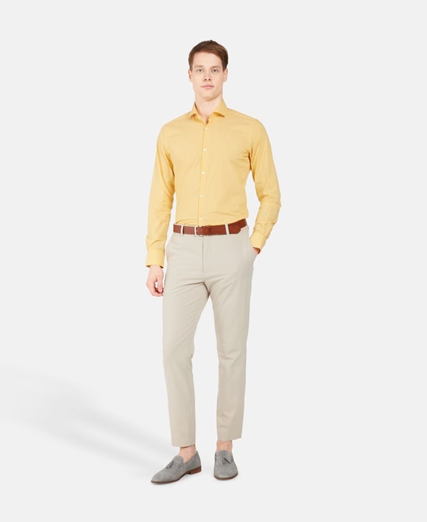 Langarmhemd - Slim Fit