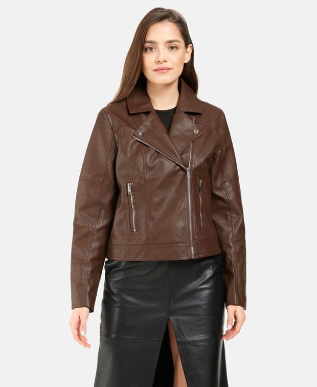 Kunstleder Jacke