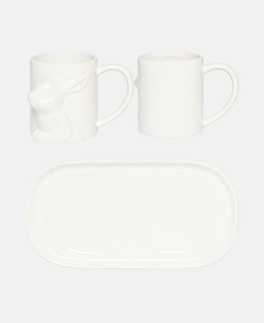2er Set Kaffeetassen mit Untertasse
