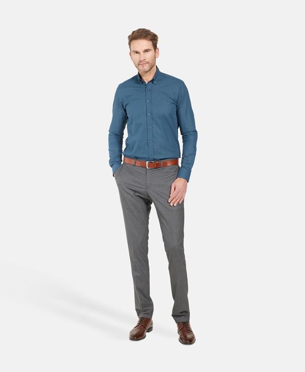 Langarmhemd - Slim Fit
