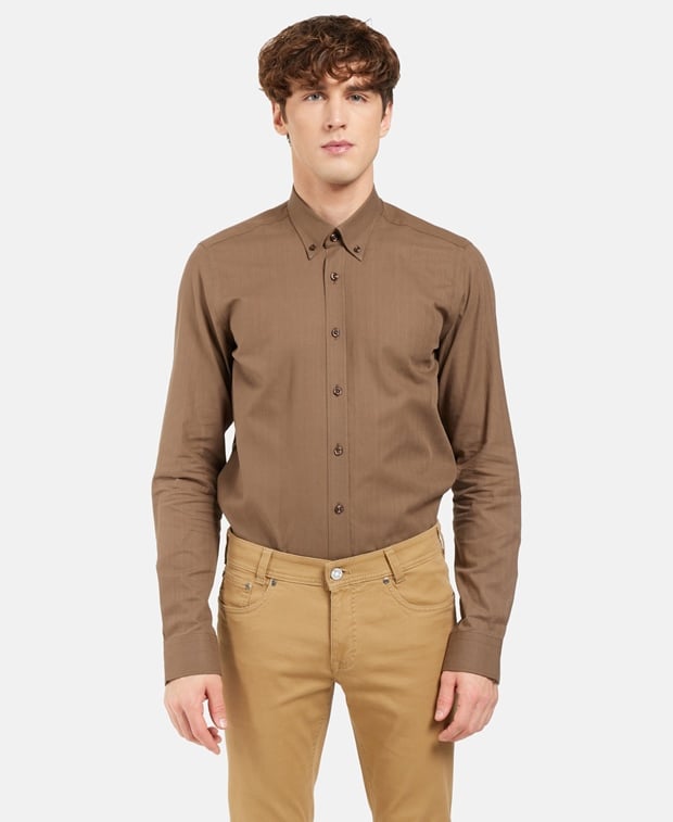 Langarmhemd - Slim Fit