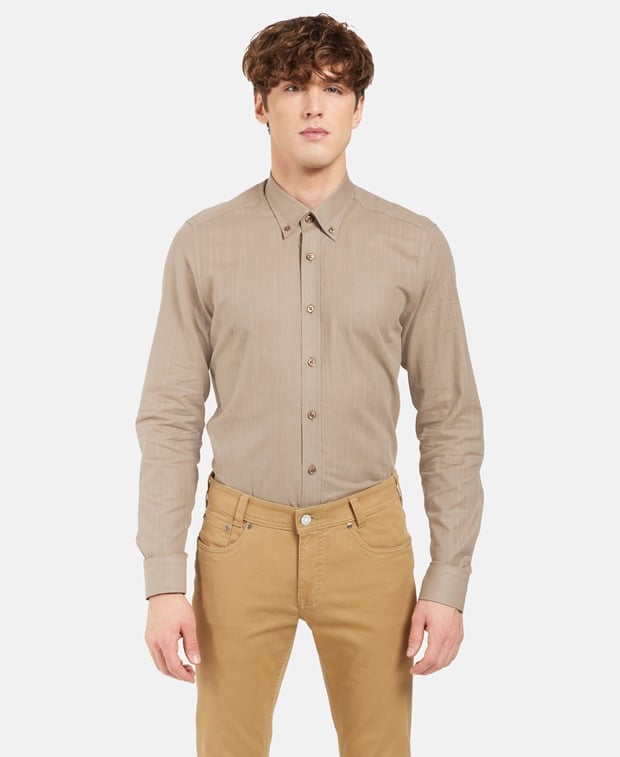 Langarmhemd - Slim Fit