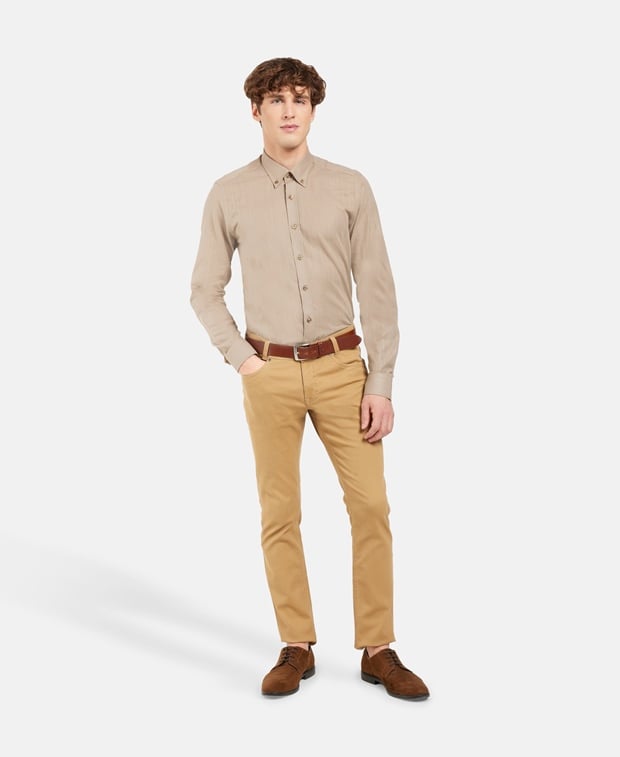 Langarmhemd - Slim Fit